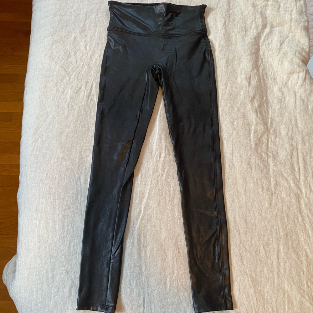 SPANX Faux Leather Leggings